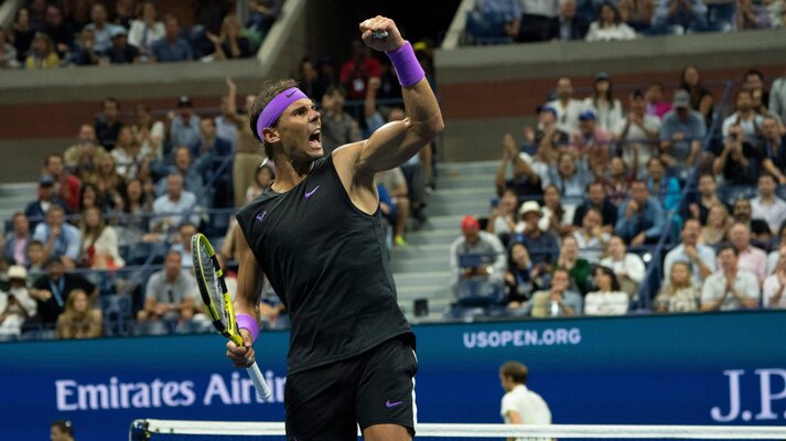 Rafael Nadal triumphed at last year's US Open