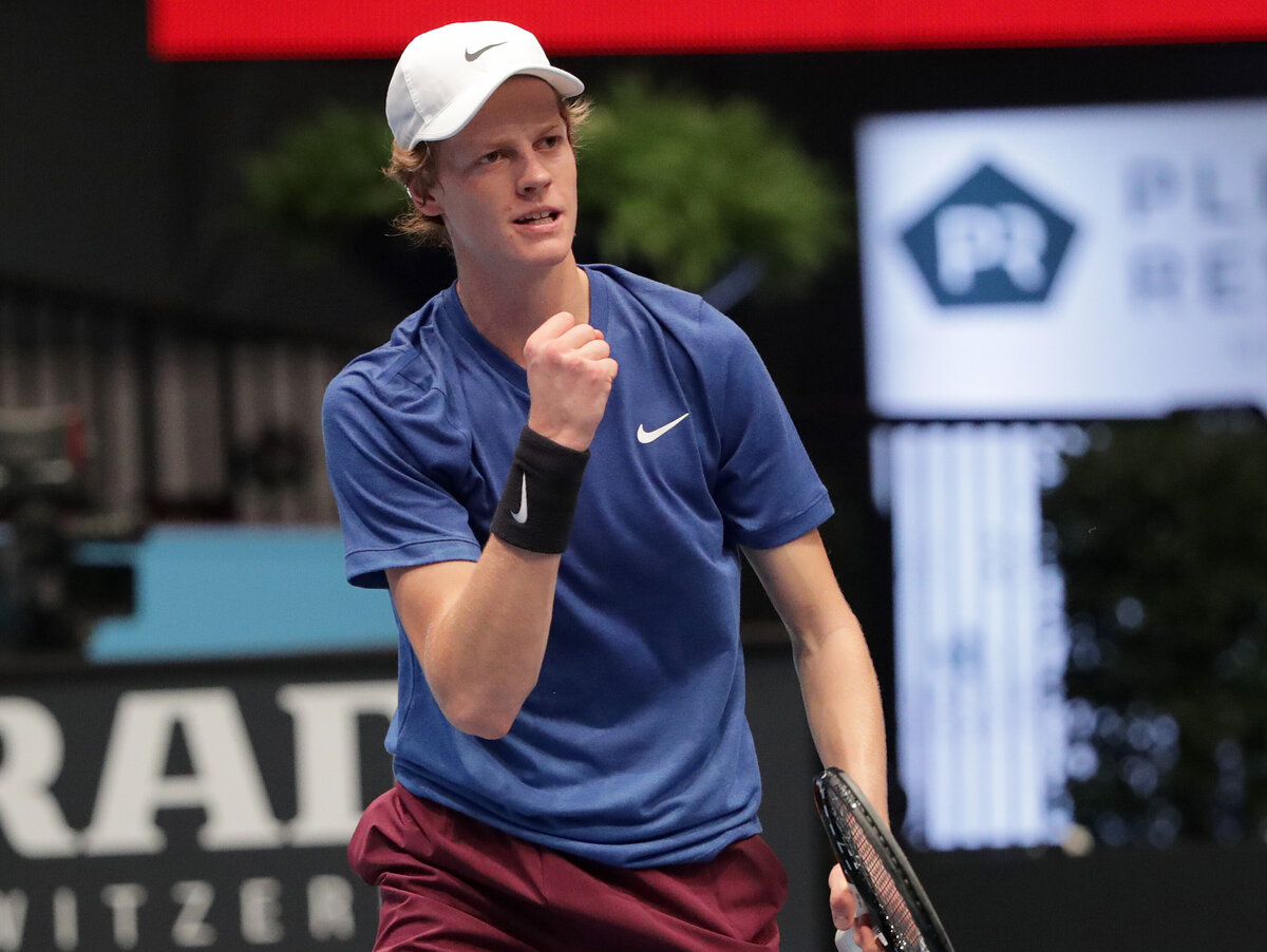 bett1aces Jannik Sinner beats Roberto Bautista Agut and is in the final · tennisnet