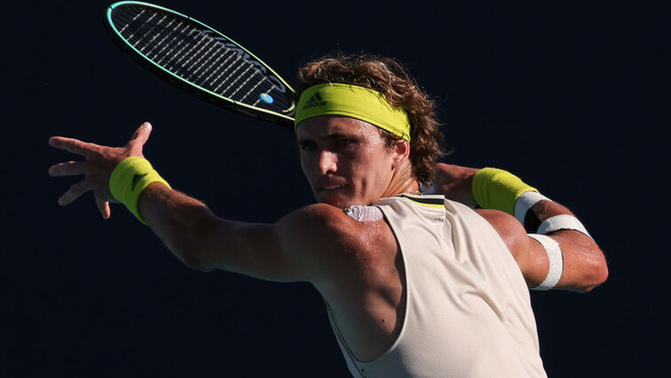 Alexander Zverev am Freitag in Miami