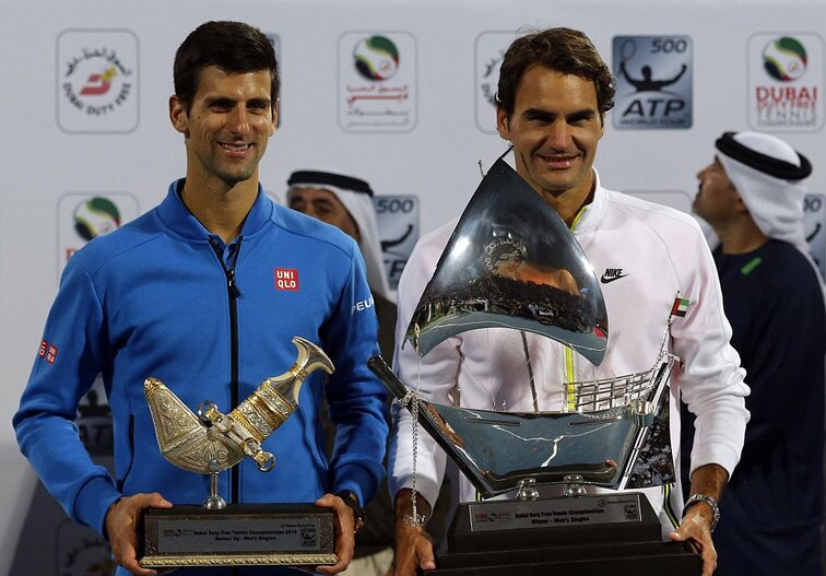 Novak Djokovic und Roger Federer schlagen auch 2020 in Dubai auf