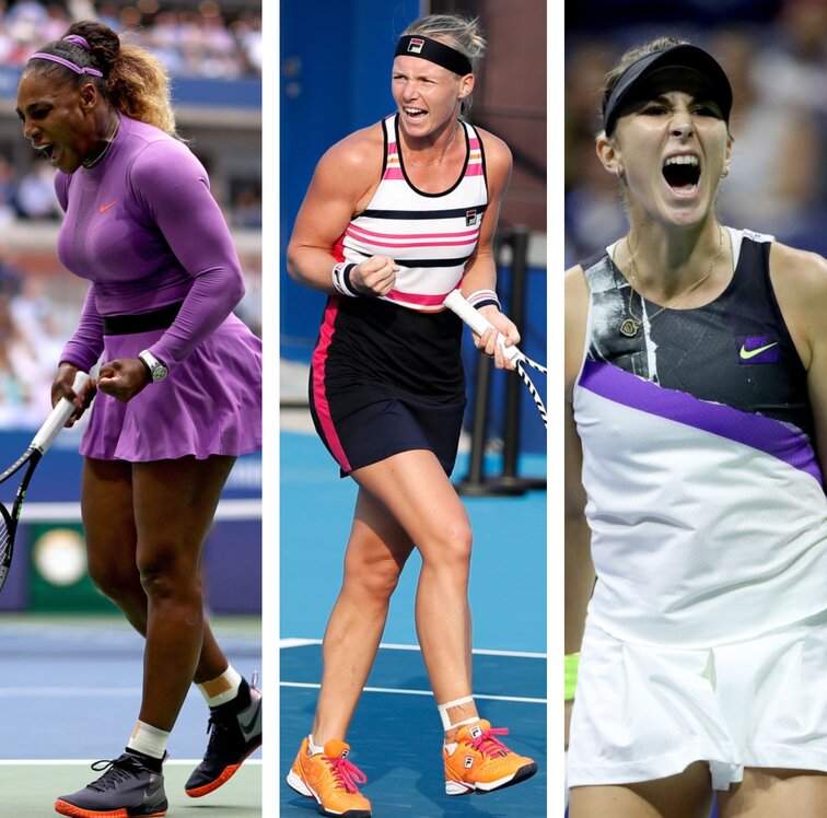 Serena Williams, Kiki Bertens und Belinda Bencic