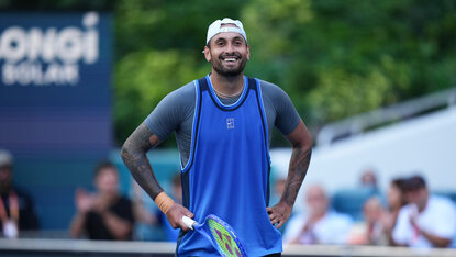 Nick Kyrgios bei den Miami Open 2025 Nick Kyrgios bei den Miami Open 2025