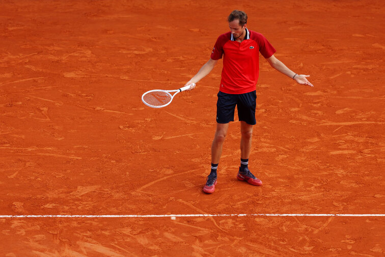 Trotz des Sieges nicht immer happy: Daniil Medvedev