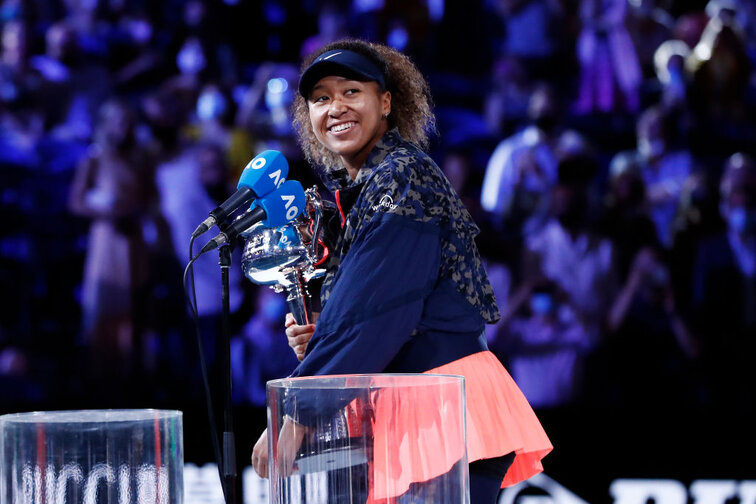 Naomi Osaka gewann zum zweiten Mal in Melbourne Naomi Osaka bei den Australian Open
