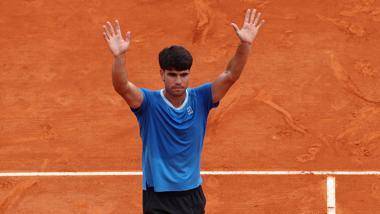 Carlos Alcaraz will sich auf das Geschehen am Platz konzentrieren.