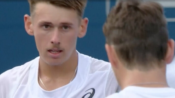 Atlanta im Sommer 2019: Da war Alex de Minaur noch auf einem sehr starken Porno-Balken-Weg!