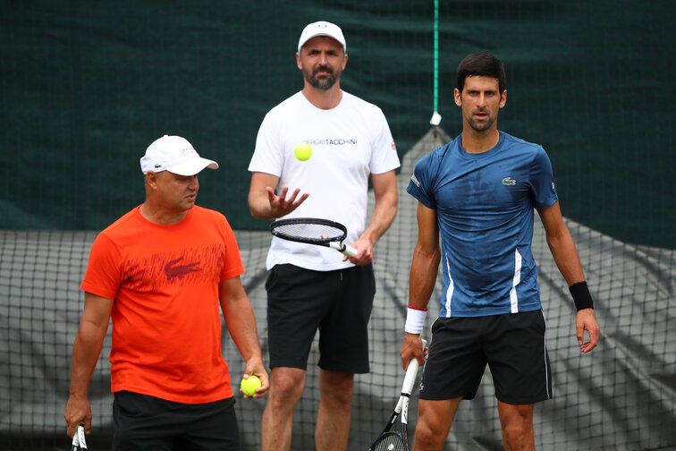 Marian Vajda, Goran Ivanisevic, Novak Djokovic