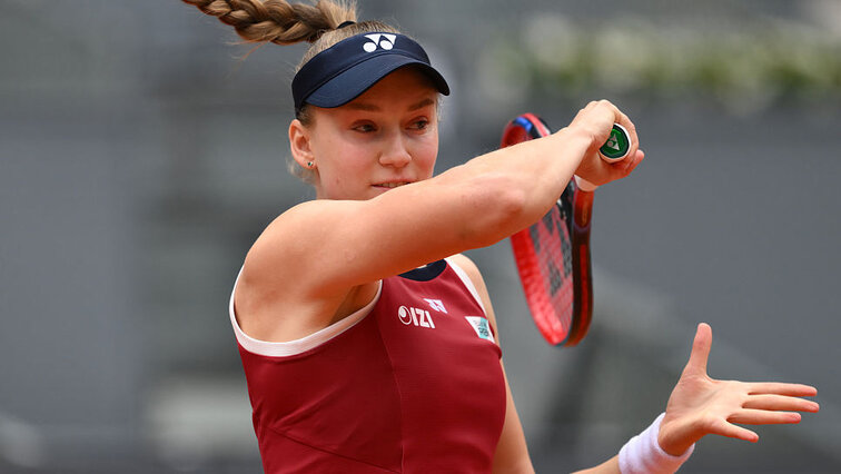 Elena Rybakina musste in ihrem ersten Match in Madrid zittern