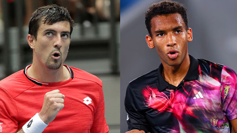 Sebastian Ofner trifft erstmals auf Félix Auger-Aliassime Sebastian Ofner meets Félix Auger-Aliassime for the first time