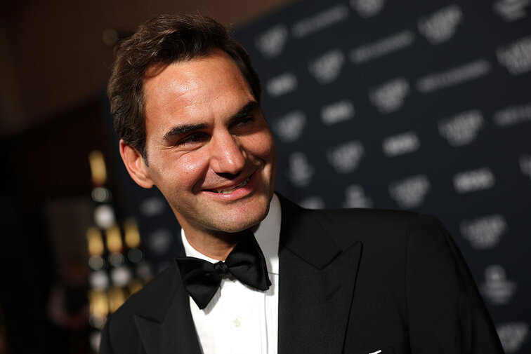 Hat gut lachen: Roger Federer Hat gut lachen: Roger Federer
