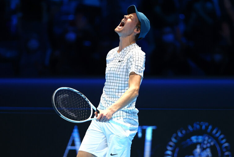 Jannik Sinner feierte gegen Marin Cilic ein Fabelcomeback Jannik Sinner celebrated a fabulous comeback against Marin Cilic
