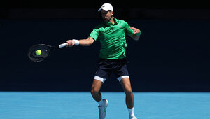 Novak Djokovic schlägt am Dienstag in der Day Session auf