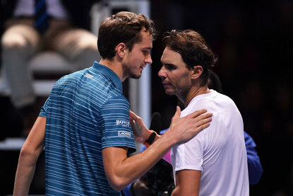 Daniil Medvedev liegt in der Weltrangliste nun wieder vor Rafael Nadal Daniil Medvedev und Rafael Nadal greifen in dieser Woche in Rom an