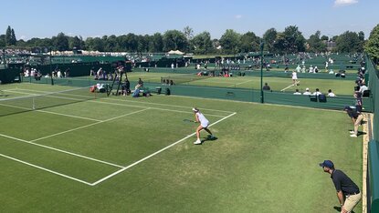 Heute kommen in Roehampton exklusiv die Damen zum Zug. Tennisnet/Privat