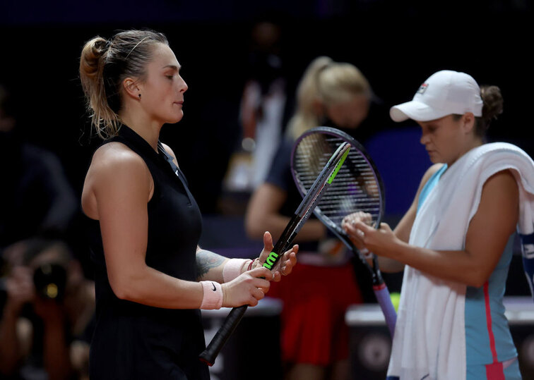 Ashleigh Barty and Aryna Sabalenka face each other in Madrid in the final