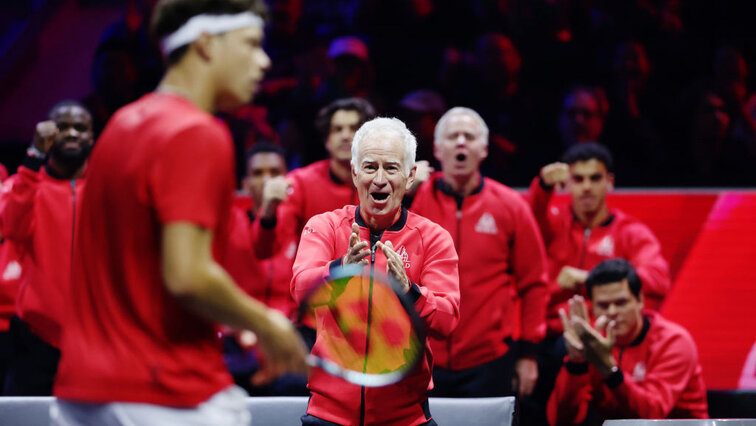 John McEnroe durfte mit dem ersten Tag in Vancouver sehr zufrieden sein John McEnroe durfte mit dem ersten Tag in Vancouver sehr zufrieden sein