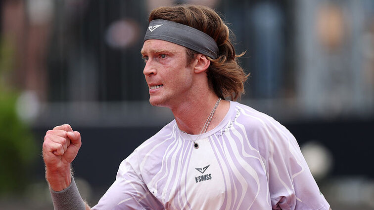 Andrey Rublev muss nun gegen Jannik Sinner ran
