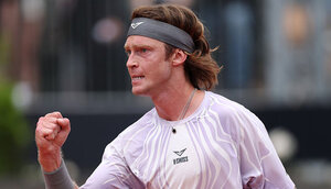 Andrey Rublev muss nun gegen Jannik Sinner ran