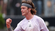 Andrey Rublev muss nun gegen Jannik Sinner ran