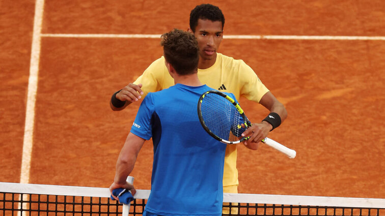 Zum dritten Mal profitierte Felix Auger-Aliassime im Laufe des Turniers von einer Verletzung seines Gegners.