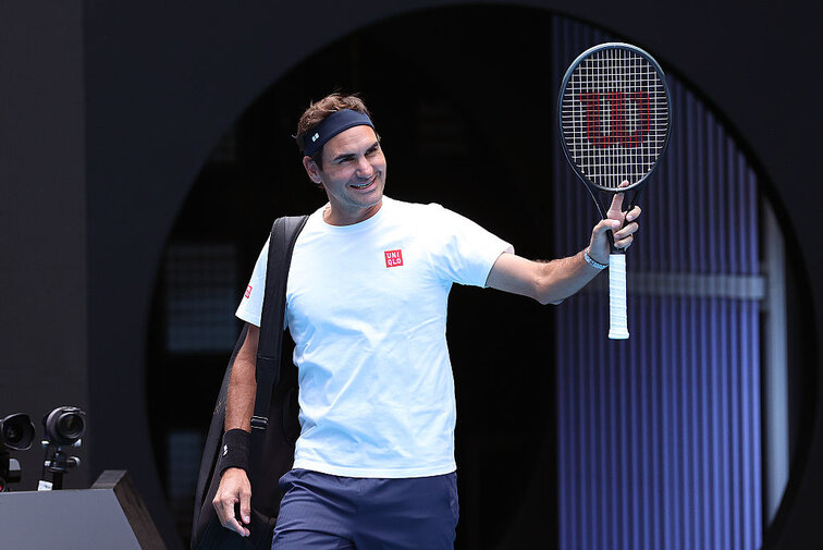 Roger Federer machte beim Training mit Casper Ruud eine gute Figur