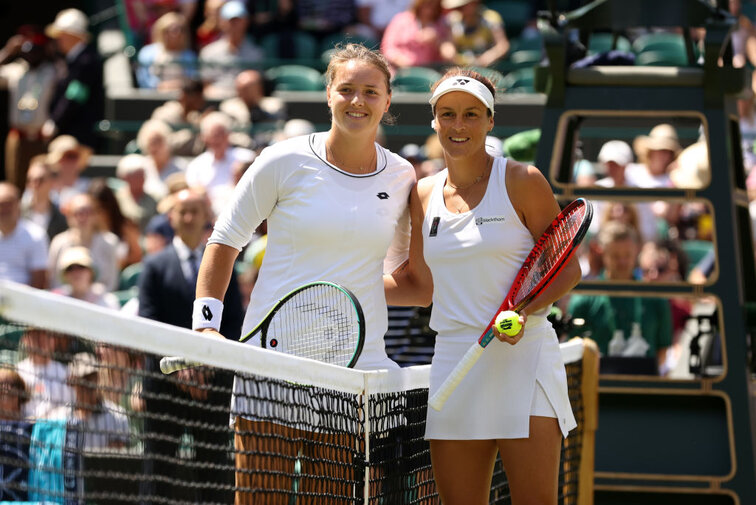 Jule Niemeier und Tatjana Maria wussten in Wimbledon zu begeistern