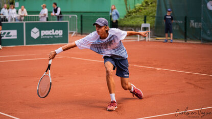 Nick Mertgens feierte vor heimischer Kulisse sein Debüt auf der Challenger Tour. Nick Mertgens feierte vor heimischer Kulisse sein Debüt auf der Challenger Tour.