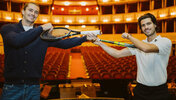 Alexander Zverev und Carlos Alcaraz geigten in der Staatsoper auf 