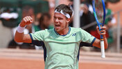 Daniel Altmaier nach seinem Einzug in die dritte Runde in Roland-Garros 2025