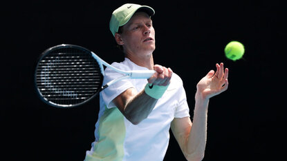 Jannik Sinner am Montag in Melbourne