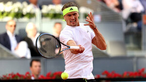 Alexander Zverev in Madrid 2025
