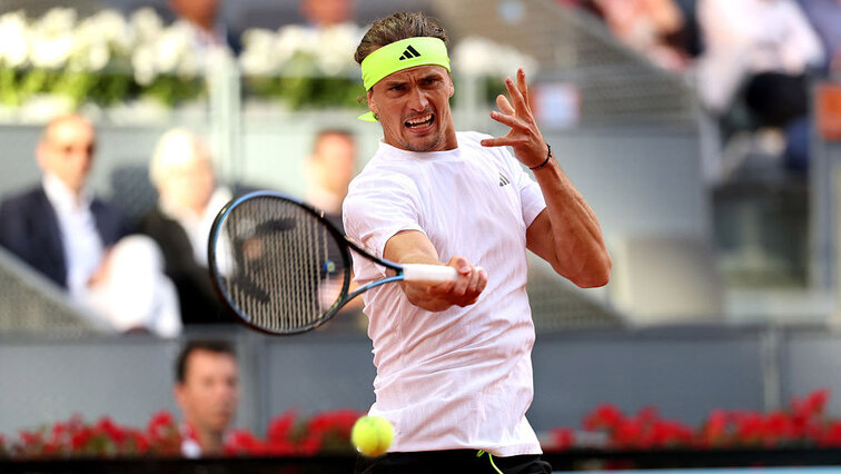 Alexander Zverev in Madrid 2025