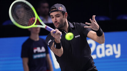 Matteo Berrettini am Montag in der Wiener Stadthalle Matteo Berrettini am Montag in der Wiener Stadthalle