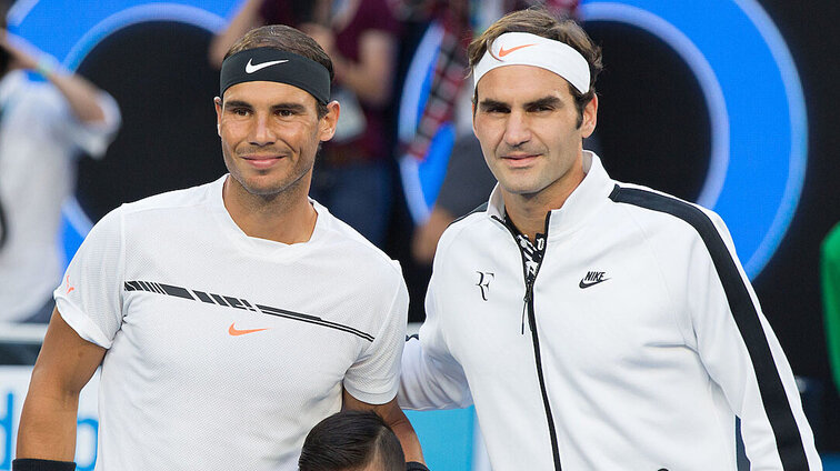 Rafael Nadal hat gegen Roger Federer zehn Endspiele verloren Rafael Nadal has lost ten finals against Roger Federer