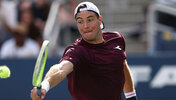 Jan-Lennard Struff am Freitag auf dem Grandstand in Flushing Meadows