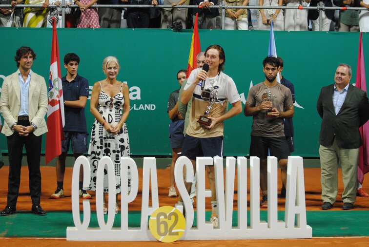 Ignacio Buse beim Challenger in Sevilla