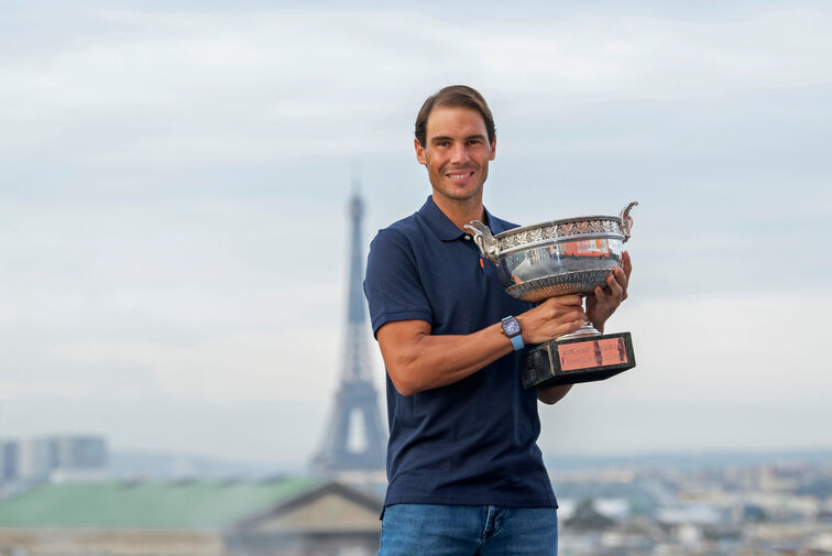 Rafael Nadal hält derzeit noch nicht viel von der GOAT-Debatte Rafael Nadal gewann in Roland Garros seinen 20. Major-Titel