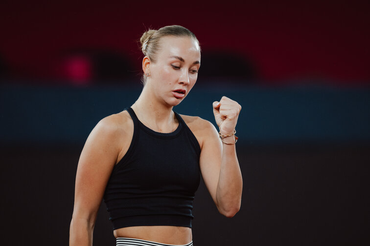 Anastasia Potapova hatte Grund zur Freude
