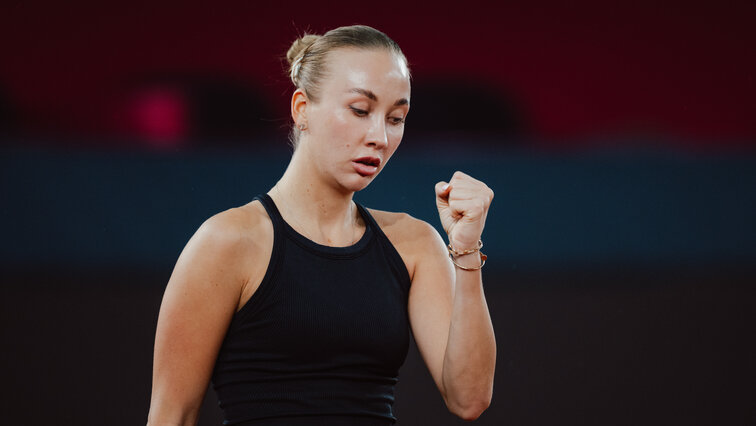 Anastasia Potapova hatte Grund zur Freude