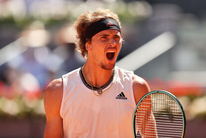 Alexander Zverev Alexander Zverev beim ATP-Masters-1000-Turnier in Madrid