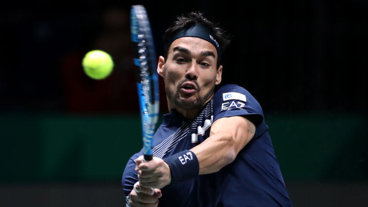 Fabio Fognini has worked hard until the early morning hours