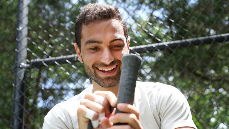 Noah Rubin kümmert sich derzeit nur um seine Pickleball-Schläger Noah Rubin kümmert sich derzeit nur um seine Pickleball-Schläger
