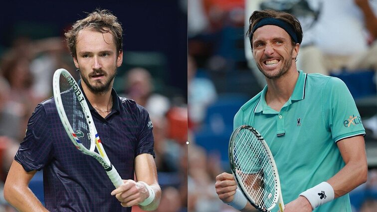 Daniil Medvedev (li.) - Arthur Rinderknech (re.)