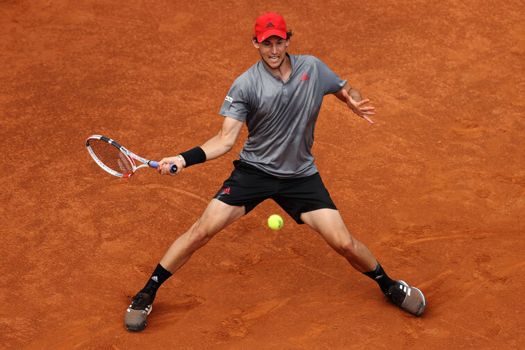 Dominic Thiem was eliminated in the round of 16 in Rome