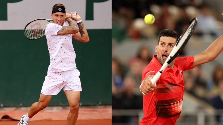 Novak Djokovic will face Alex Molcan in round two of the French Open