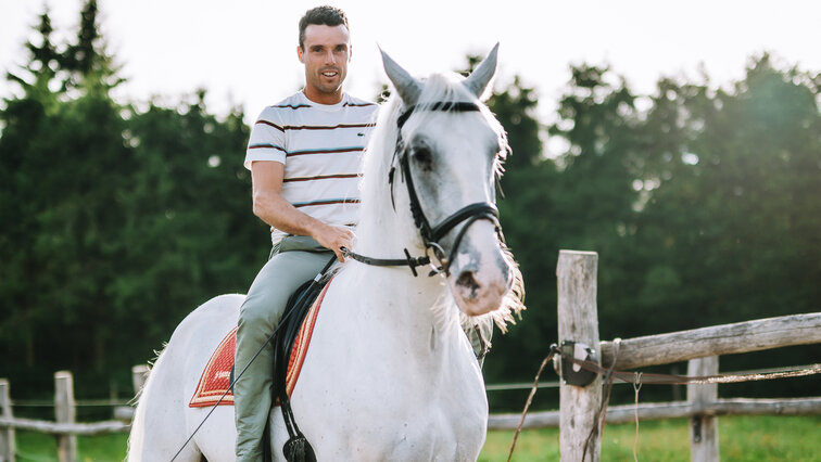 Sitzt fest im Sattel: Roberto Bautista Agut in Kitzbühel Sitzt fest im Sattel: Roberto Bautista Agut in Kitzbühel