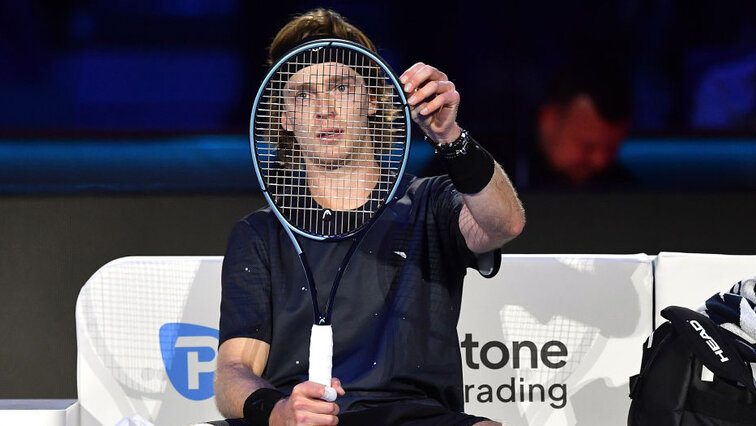 Andrey Rublev bei den ATP Finals in Turin 2023 Andrey Rublev bei den ATP Finals in Turin 2023