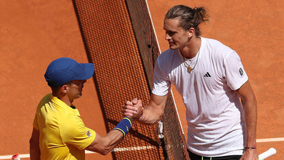 Viel Respekt, aber wenige Punkte für Roberto Bautista Agut: Alexander Zverev am Freitag in Madrid