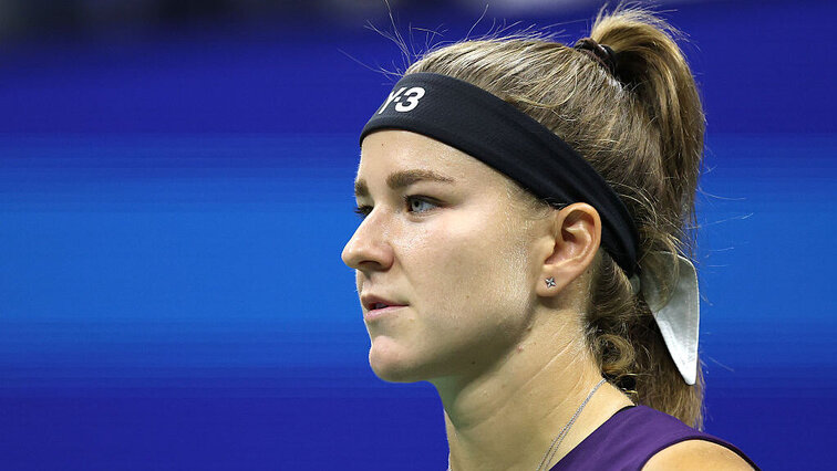 Karolina Muchova wurde bei den US Open vom unerwünschten Besuch ihres Ex-Freundes gestört. Getty Images