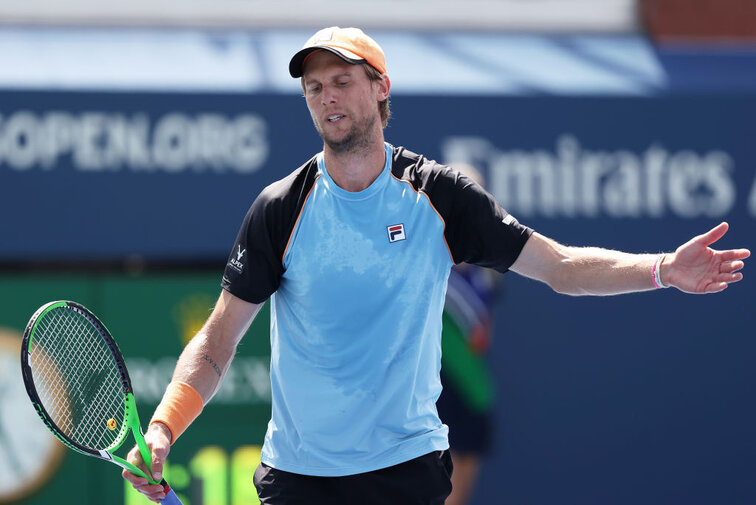 Showed disappointment: Andreas Seppi